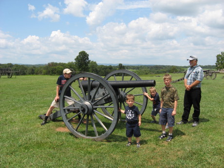 At the Manassass Battlefield Park