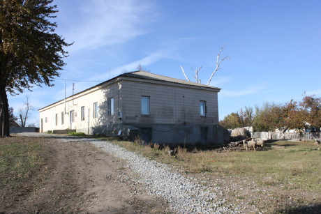 The old schoolhouse where the Bible is now taught.