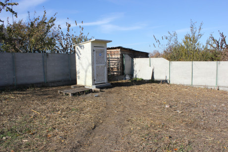 Outhouse. Yep, no indoor facilities.