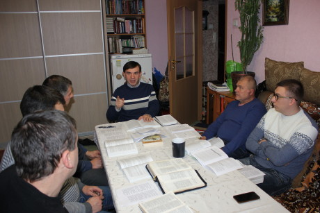 Teaching Romans at Bible Institute